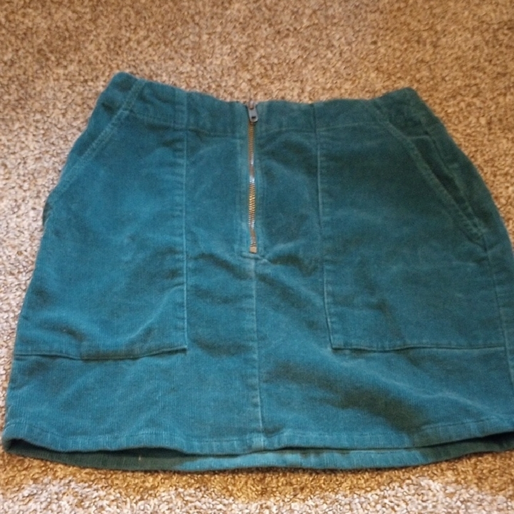 Wild Fable Green Mini Cargo Skirt